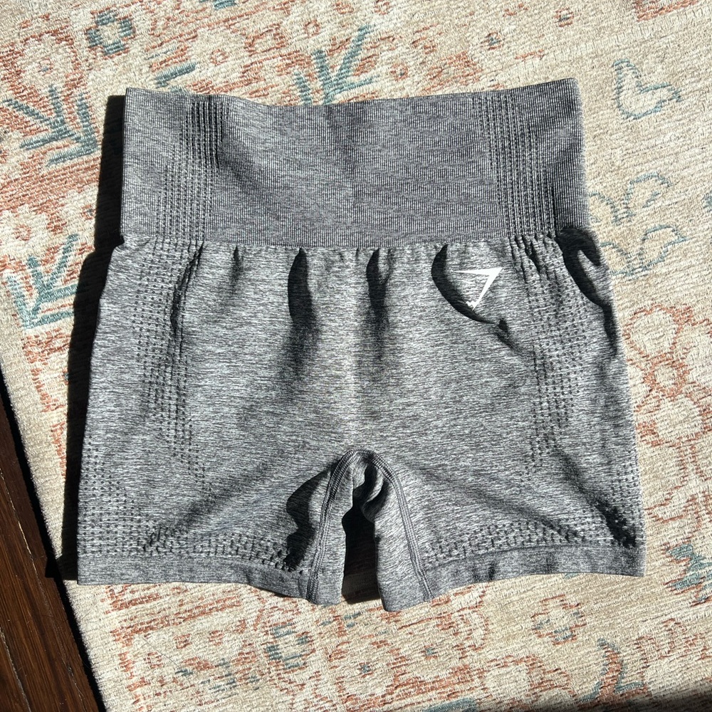 Gymshark Grey Vital Seamless Shorts - Small